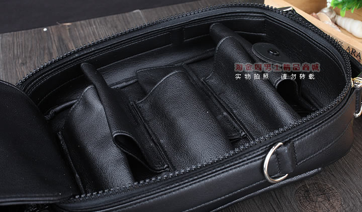 【淘金周】原装德国Martin Wess手工牛皮烟斗包 12斗包p49/12背包-8