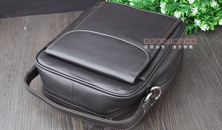 【淘金周】原装意大利lubinski鲁宾斯基真皮四斗烟斗包 I768褐色-1