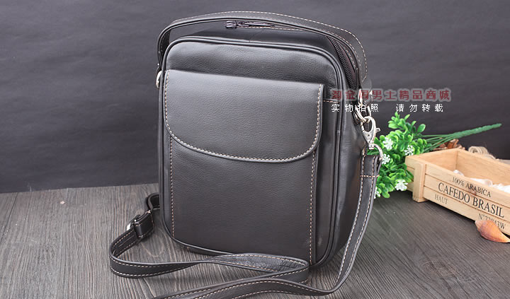 【淘金周】原装意大利lubinski鲁宾斯基真皮四斗烟斗包 I768褐色-11