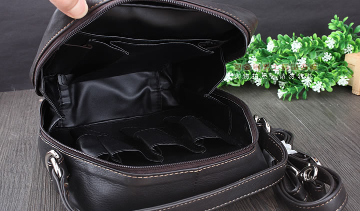 【淘金周】原装意大利lubinski鲁宾斯基真皮四斗烟斗包 I768褐色-5