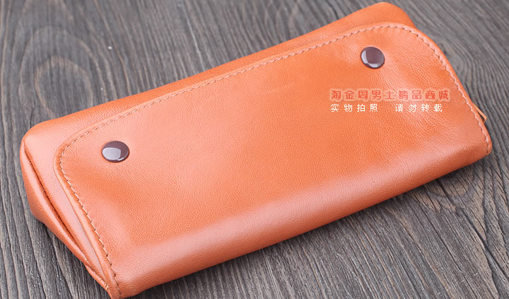 【淘金周】原装意大利鲁宾斯基lubinski真皮单斗烟斗包 I803棕色-1