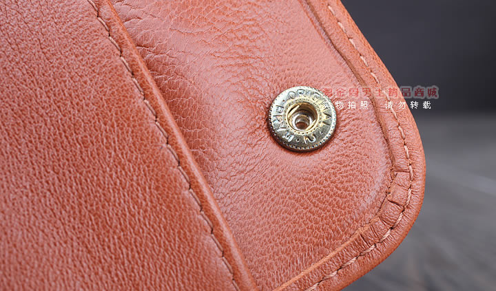 【淘金周】原装意大利鲁宾斯基lubinski真皮单斗烟斗包 I803棕色-6