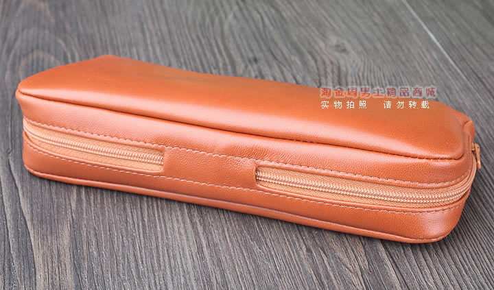 【淘金周】原装意大利鲁宾斯基lubinski真皮2斗烟斗包 I805棕色-2