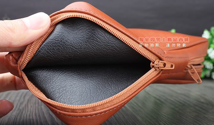 【淘金周】原装意大利鲁宾斯基lubinski真皮2斗烟斗包 I805棕色-7