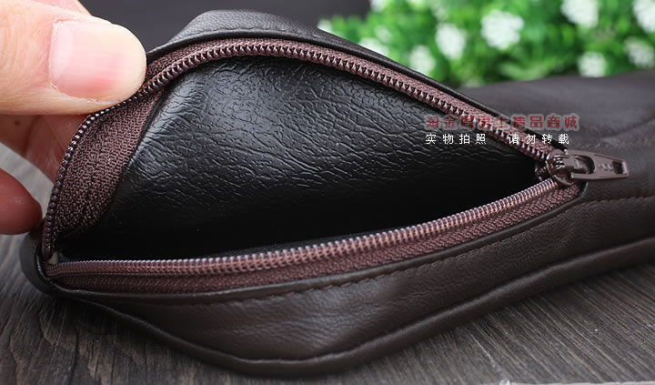 【淘金周】原装意大利鲁宾斯基lubinski真皮两斗烟斗包 I805褐色-7