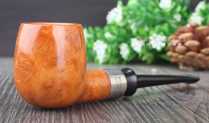 正品意大利芭比brebbia石楠木烟斗 五件套普拉银圈原木光面201-1