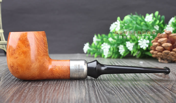 正品意大利芭比brebbia石楠木烟斗 五件套普拉银圈原木光面201-4