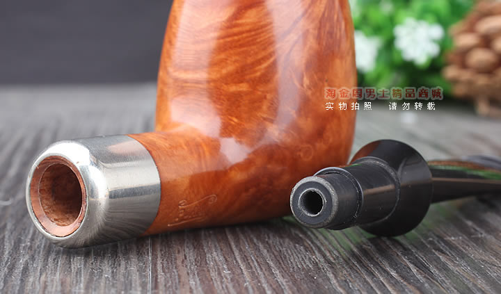 正品意大利芭比brebbia石楠木烟斗 五件套普拉银圈原木光面201-7