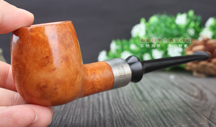 正品意大利芭比brebbia石楠木烟斗 五件套普拉银圈原木光面201-8