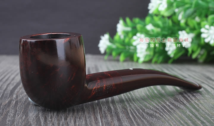 【淘金周】英国登喜路Dunhill石楠木烟斗 6件套装 粟色光面2406-1