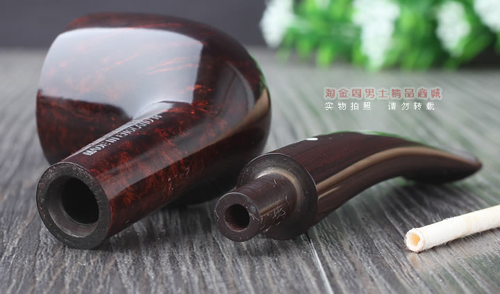 【淘金周】英国登喜路Dunhill石楠木烟斗 6件套装 粟色光面2406-7