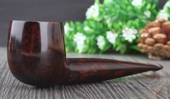 【淘金周】英国登喜路Dunhill石楠木烟斗 6件套装 粟色光面4106F-1