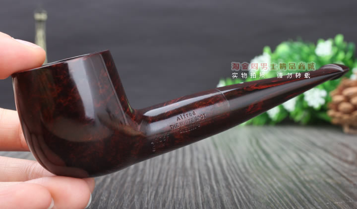 【淘金周】英国登喜路Dunhill石楠木烟斗 6件套装 粟色光面4106F-10