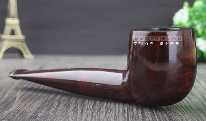 【淘金周】英国登喜路Dunhill石楠木烟斗 6件套装 粟色光面4106F-2