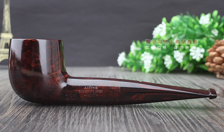 【淘金周】英国登喜路Dunhill石楠木烟斗 6件套装 粟色光面4106F-3