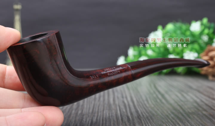 【淘金周】英国登喜路Dunhill石楠木烟斗 6件套装 粟色光面3421-10