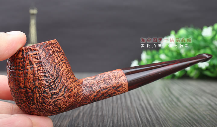 淘金周 英国Dunhill登喜路石楠木烟斗 5件套乡村喷砂 COUNTY 4101-10