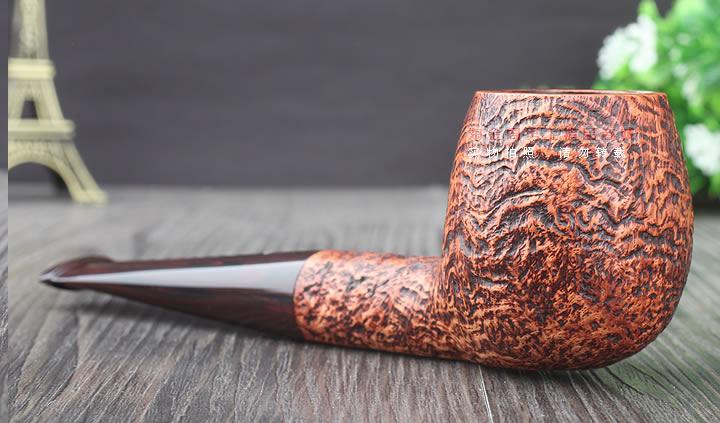 淘金周 英国Dunhill登喜路石楠木烟斗 5件套乡村喷砂 COUNTY 4101-2