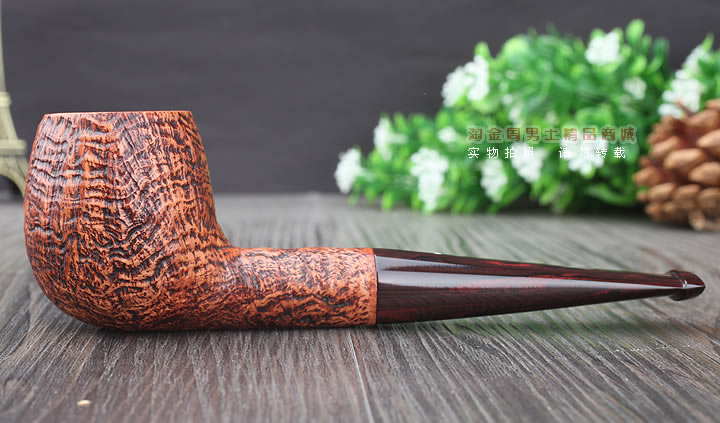 淘金周 英国Dunhill登喜路石楠木烟斗 5件套乡村喷砂 COUNTY 4101-4