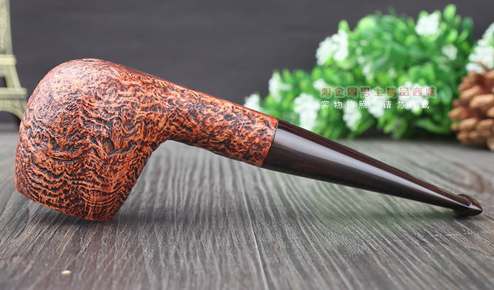 淘金周 英国Dunhill登喜路石楠木烟斗 5件套乡村喷砂 COUNTY 4101-5