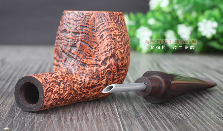 淘金周 英国Dunhill登喜路石楠木烟斗 5件套乡村喷砂 COUNTY 4101-7