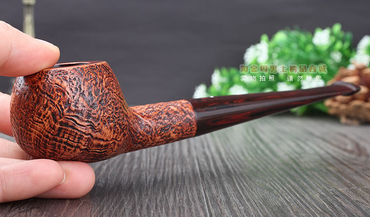 淘金周 英国Dunhill登喜路石楠木烟斗 6件套乡村喷砂 COUNTY4107F-10