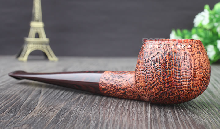 淘金周 英国Dunhill登喜路石楠木烟斗 6件套乡村喷砂 COUNTY4107F-2