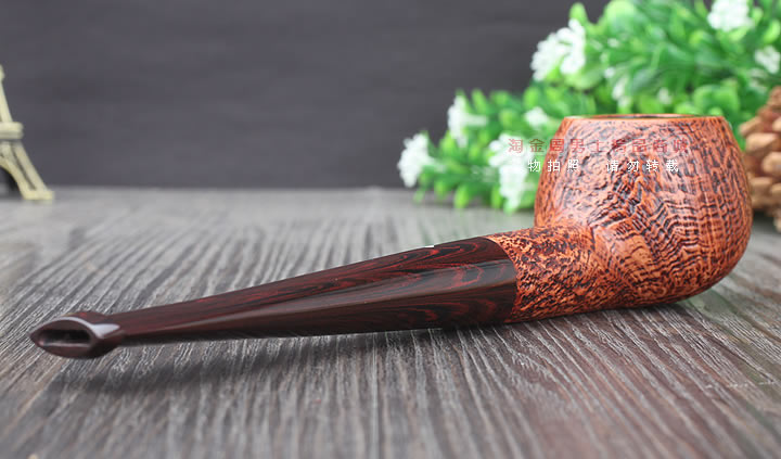 淘金周 英国Dunhill登喜路石楠木烟斗 6件套乡村喷砂 COUNTY4107F-3