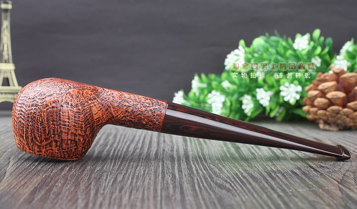 淘金周 英国Dunhill登喜路石楠木烟斗 6件套乡村喷砂 COUNTY4107F-5