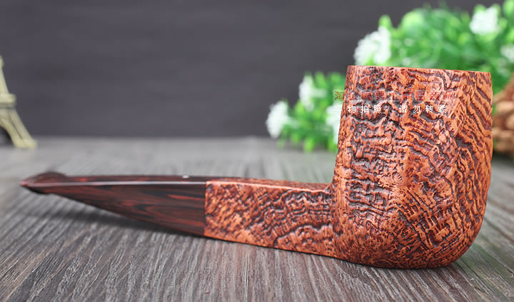 淘金周 英国Dunhill登喜路石楠木烟斗 5件套乡村喷砂 COUNTY4124-2