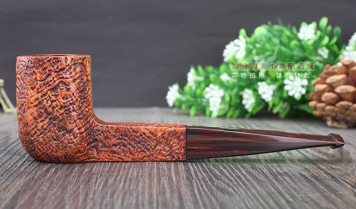 淘金周 英国Dunhill登喜路石楠木烟斗 5件套乡村喷砂 COUNTY4124-4