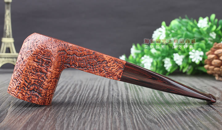 淘金周 英国Dunhill登喜路石楠木烟斗 5件套乡村喷砂 COUNTY4124-5