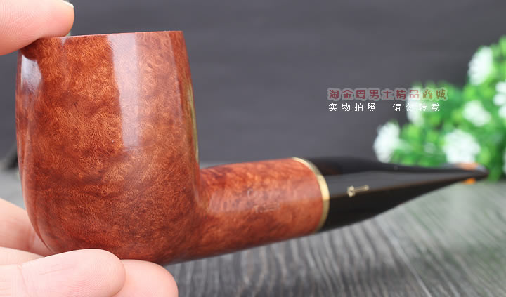 淘金周 正品意大利沙芬石楠木烟斗 六件套装老虎光面101-10