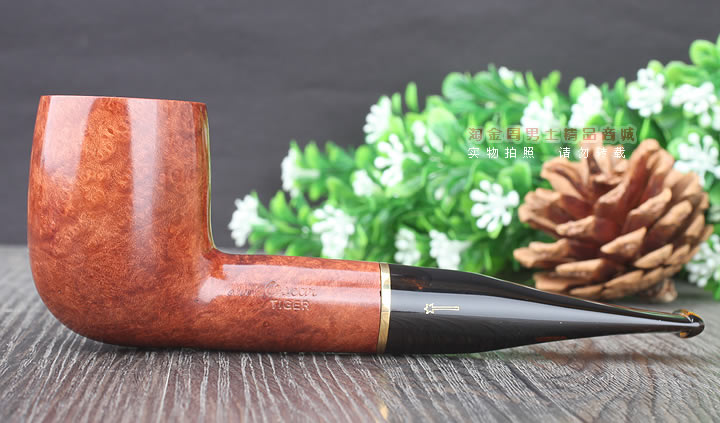 淘金周 正品意大利沙芬石楠木烟斗 六件套装老虎光面101-4
