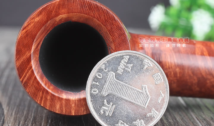 淘金周 正品意大利沙芬石楠木烟斗 六件套装老虎光面101-6