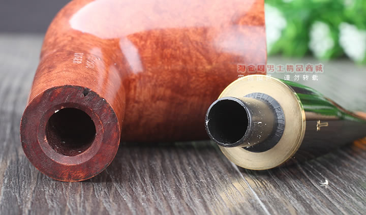 淘金周 正品意大利沙芬石楠木烟斗 六件套装老虎光面101-7