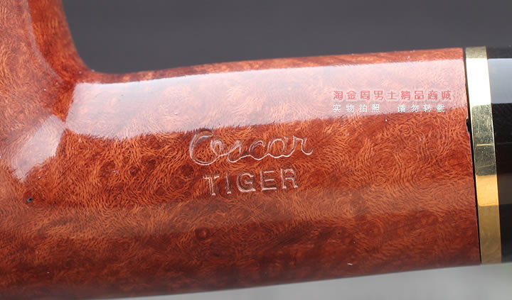 淘金周 正品意大利沙芬石楠木烟斗 六件套装老虎光面101-9