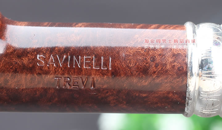 淘金周 意大利沙芬石楠木烟斗 6件套装银圈光面114-8