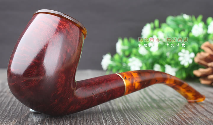 淘金周 意大利沙芬SAVINELLI石楠木烟斗 6件套装玉盖光面606-1