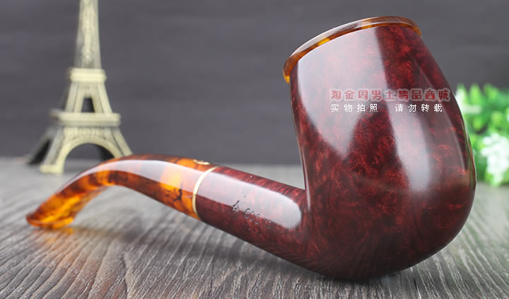 淘金周 意大利沙芬SAVINELLI石楠木烟斗 6件套装玉盖光面606-2