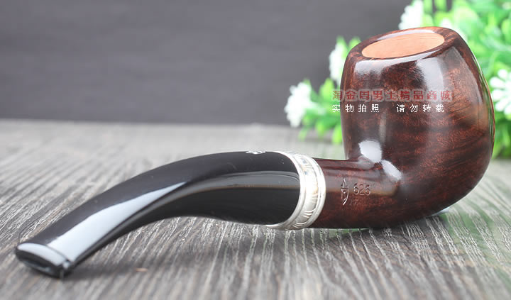 淘金周 意大利沙芬石楠木烟斗 6件套装银圈光面626-3