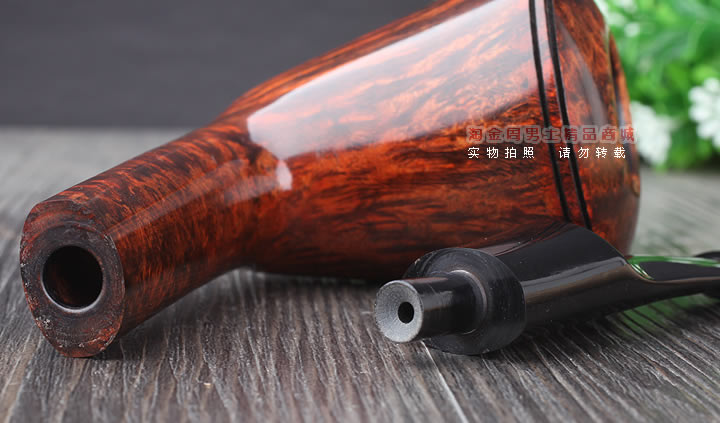 原装正品 丹麦大师Jorgen NIELSEN进口石楠木烟斗 直纹斗JG13-8