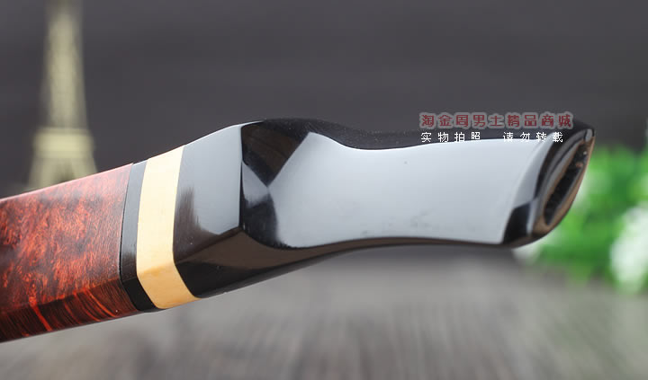 淘金周 丹麦大师Jorgen NIELSEN进口石楠木烟斗 直纹斗JG14-10