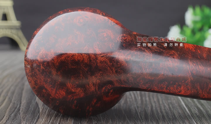 淘金周 丹麦大师Jorgen NIELSEN进口石楠木烟斗 直纹斗JG14-6