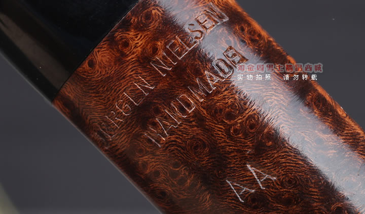 淘金周 丹麦大师Jorgen NIELSEN进口石楠木烟斗 直纹斗JG15-8