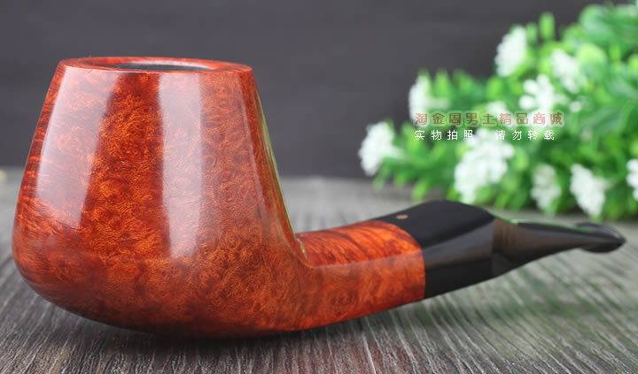 淘金周 进口丹麦大师KAI NIELSEN石楠木烟斗 直纹斗C级Kai69-1