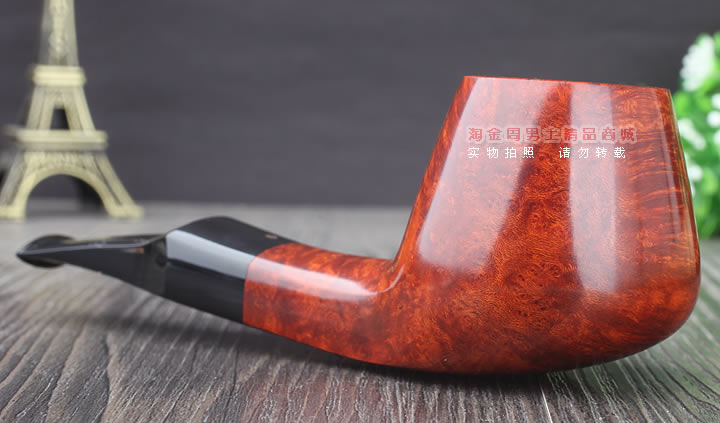 淘金周 进口丹麦大师KAI NIELSEN石楠木烟斗 直纹斗C级Kai69-2