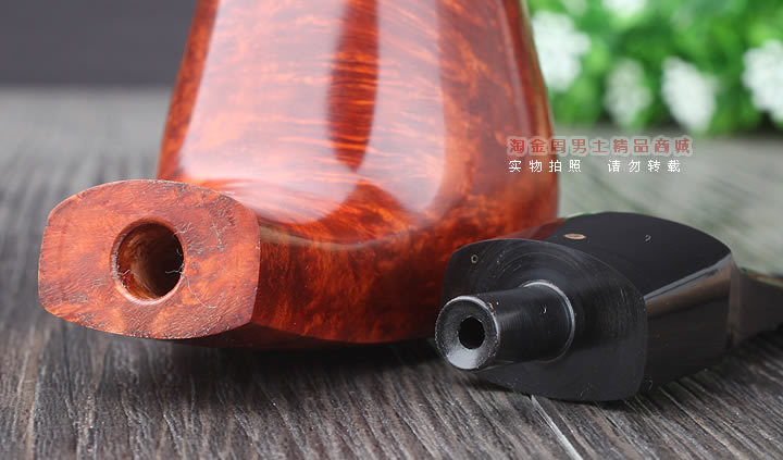 淘金周 进口丹麦大师KAI NIELSEN石楠木烟斗 直纹斗C级Kai69-7