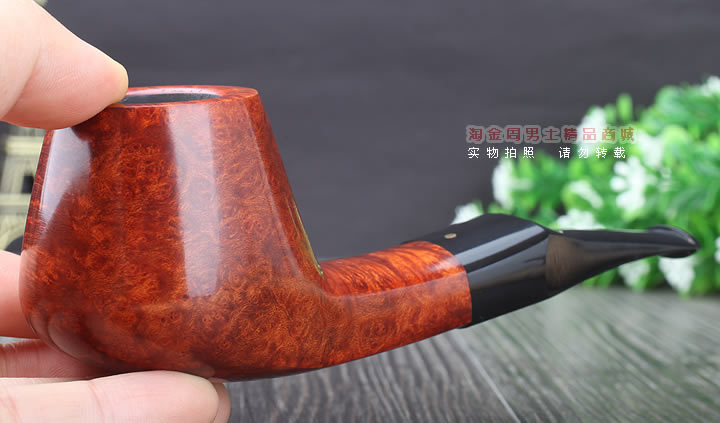 淘金周 进口丹麦大师KAI NIELSEN石楠木烟斗 直纹斗C级Kai69-9