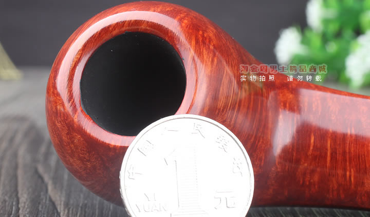 淘金周 进口丹麦大师KAI NIELSEN石楠木烟斗 直纹斗C级Kai70-6